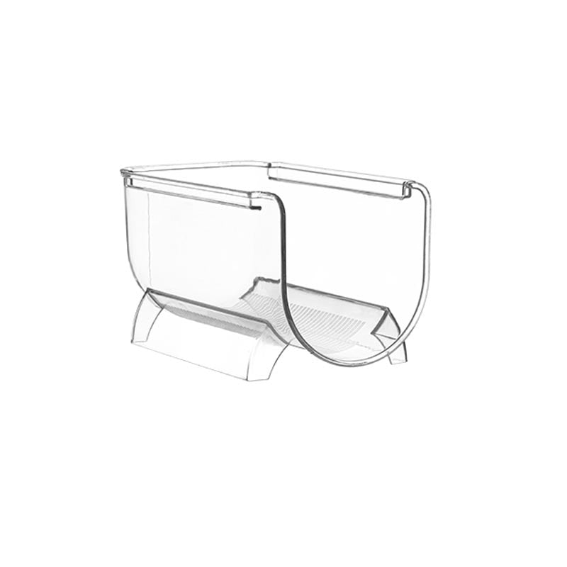 Modern Acrylic Wine Rack Bottle Tabletop Or Countertop Free-Stand Bottle Holder in Clear