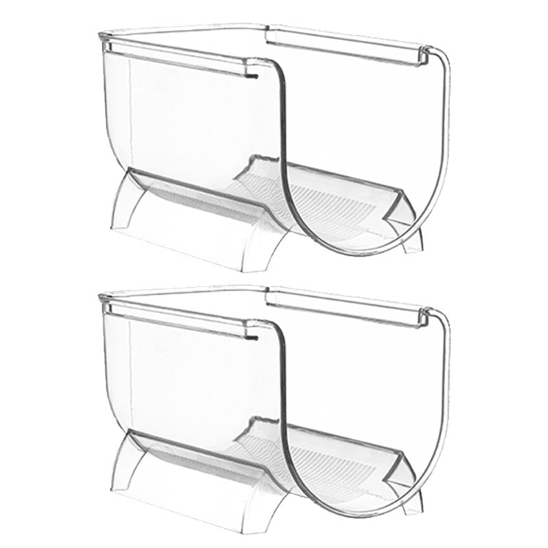 Modern Acrylic Wine Rack Bottle Tabletop Or Countertop Free-Stand Bottle Holder in Clear