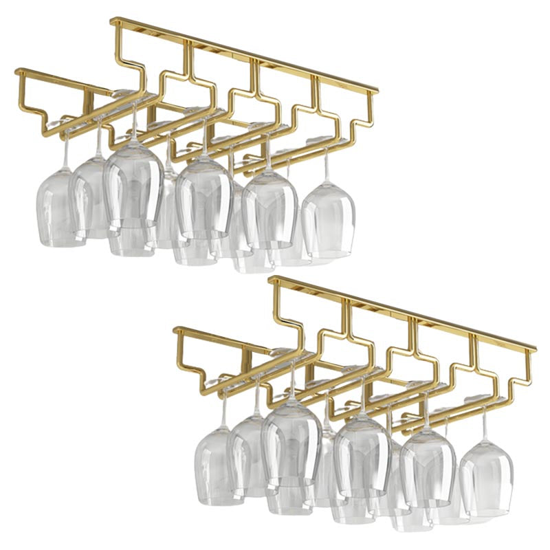 Contemporary Metal Glass & Stemware Holder Hanging Wine Glass Rack