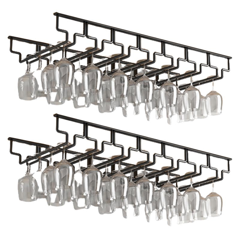 Contemporary Metal Glass & Stemware Holder Hanging Wine Glass Rack