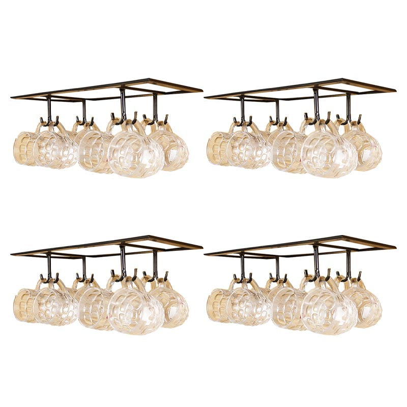 Metal Hanging Glass & Stemware Holder Modern Wine Glass Rack