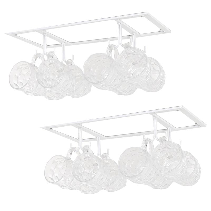 Metal Hanging Glass & Stemware Holder Modern Wine Glass Rack