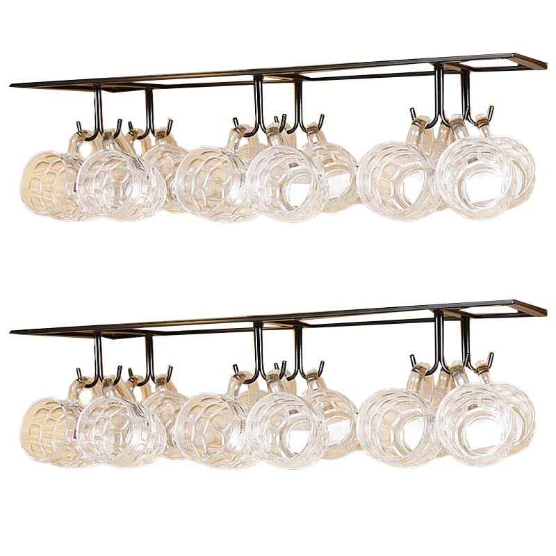 Metal Hanging Glass & Stemware Holder Modern Wine Glass Rack