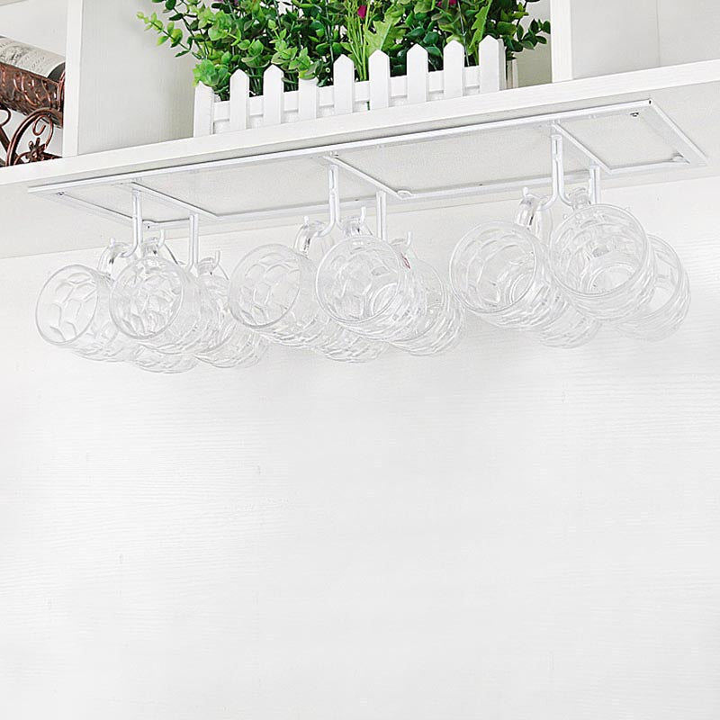 Metal Hanging Glass & Stemware Holder Modern Wine Glass Rack