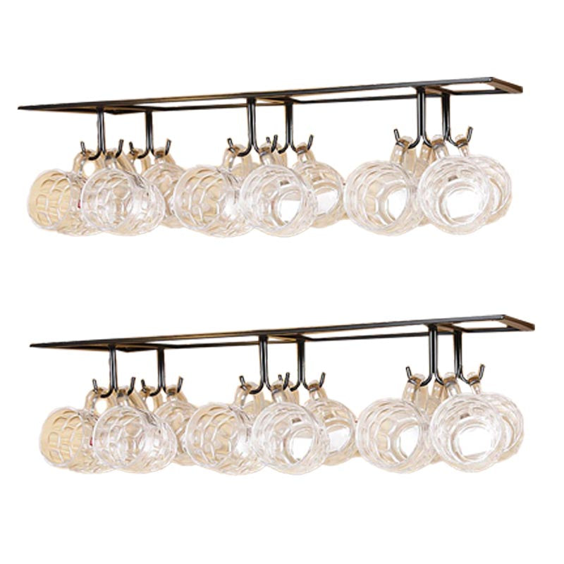 Metal Hanging Glass & Stemware Holder Modern Wine Glass Rack