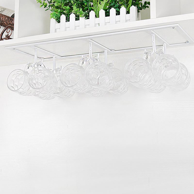 Metal Hanging Glass & Stemware Holder Modern Wine Glass Rack