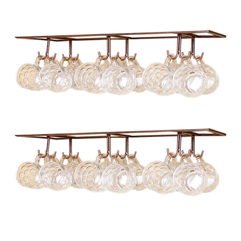 Metal Hanging Glass & Stemware Holder Modern Wine Glass Rack