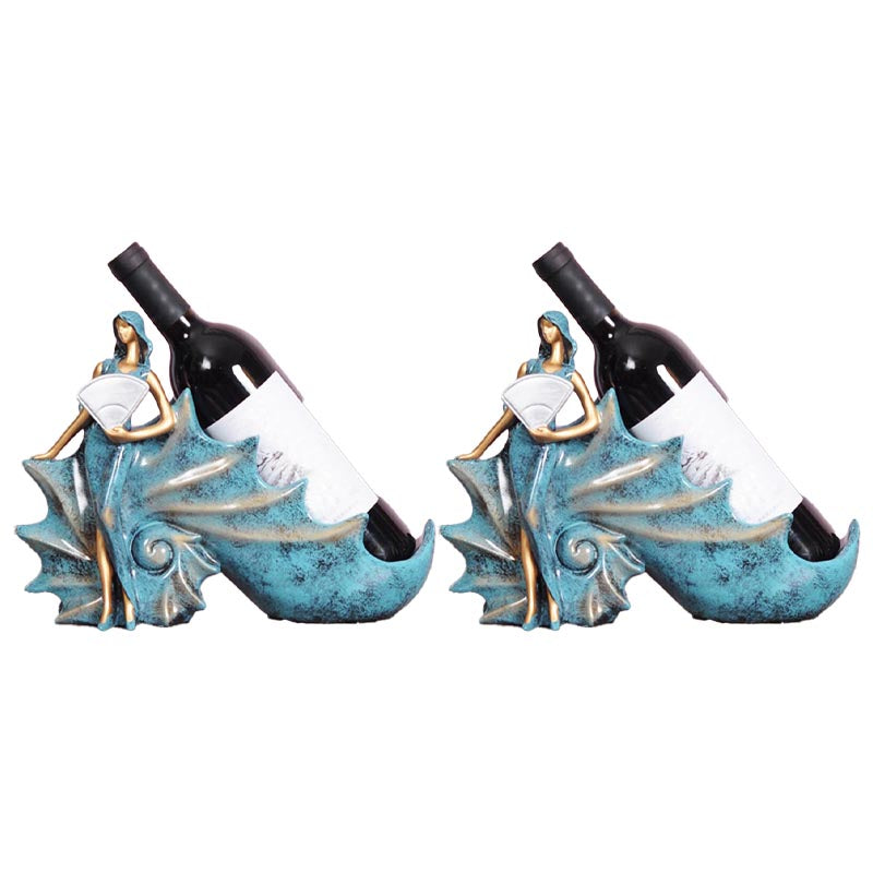 Luxury Tabletop Bottle Wine Rack Resin Wine Bottle Holder for Living Room