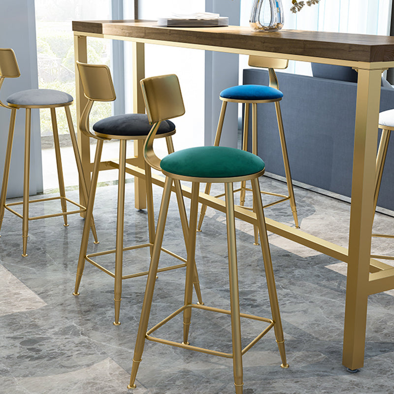 Glam Style Rectangle Bar Table 1/6 Pieces Solid Wood Counter Table