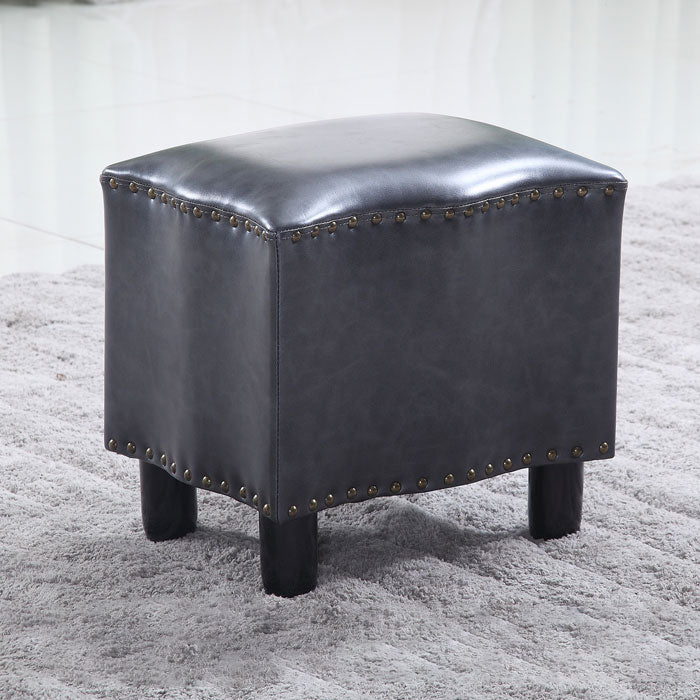 Modern Brown Standard Leather Pure Color Standard for Drawing Room