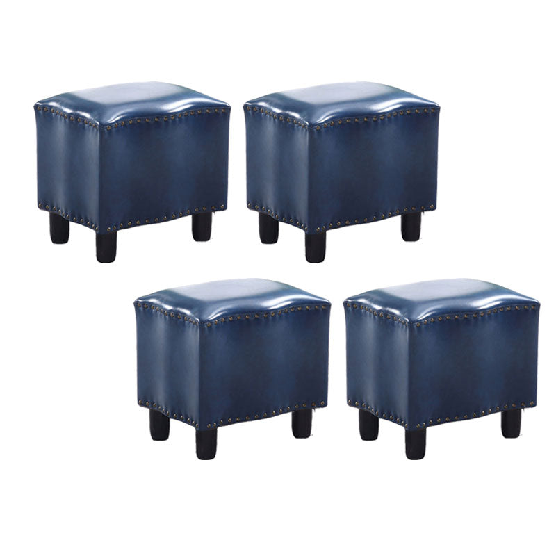 Modern Brown Standard Leather Pure Color Standard for Drawing Room