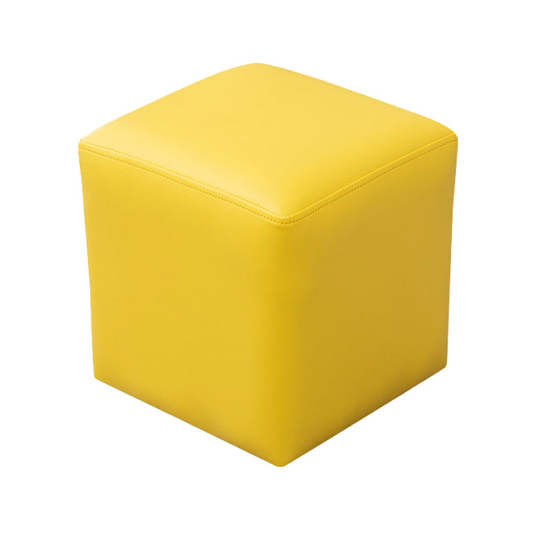 Modern Leather Standard Solid Color Stain Resistant Standard for Drawing Room