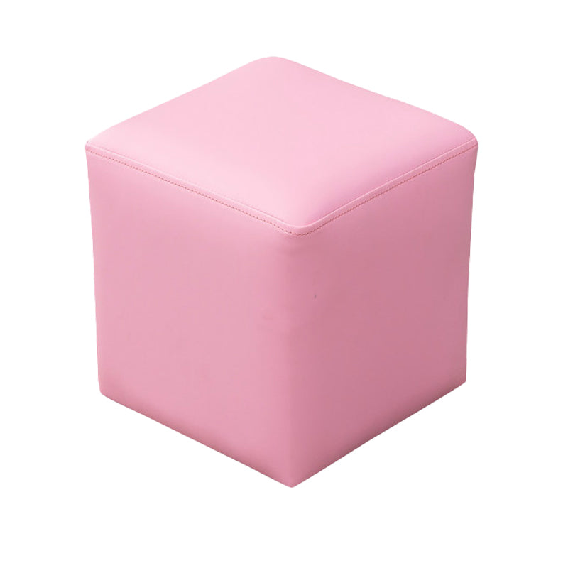 Modern Leather Standard Solid Color Stain Resistant Standard for Drawing Room