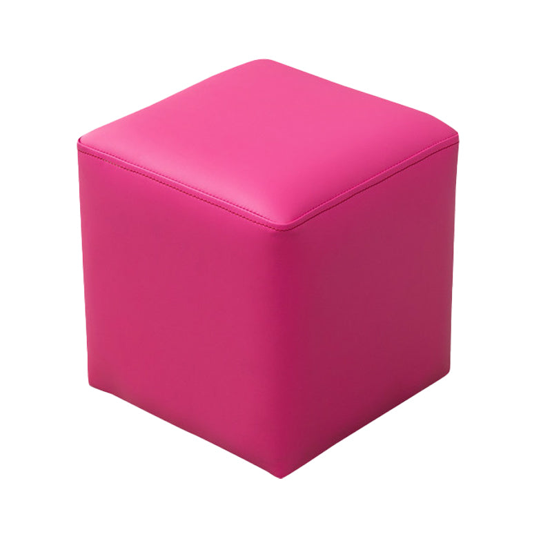 Modern Leather Standard Solid Color Stain Resistant Standard for Drawing Room