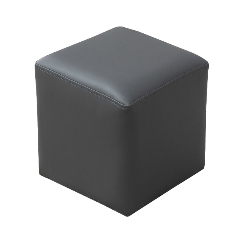 Modern Leather Standard Solid Color Stain Resistant Standard for Drawing Room