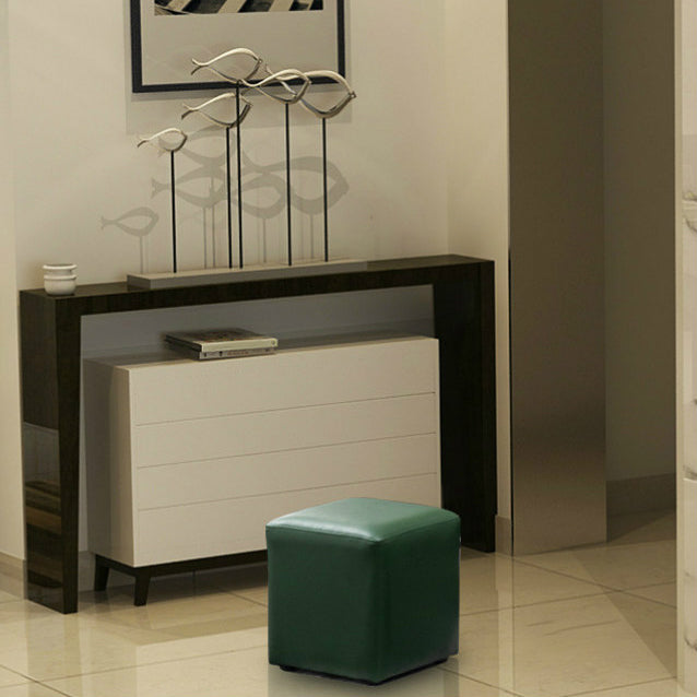 Modern Leather Standard Solid Color Stain Resistant Standard for Drawing Room