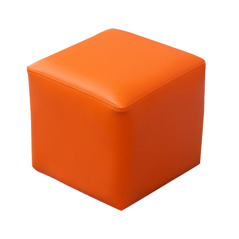 Modern Leather Standard Solid Color Stain Resistant Standard for Drawing Room