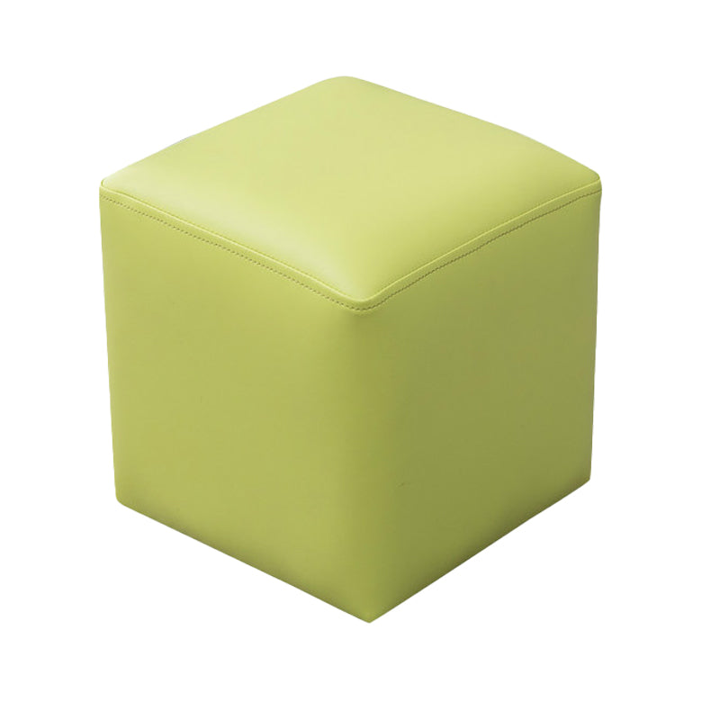 Modern Leather Standard Solid Color Stain Resistant Standard for Drawing Room