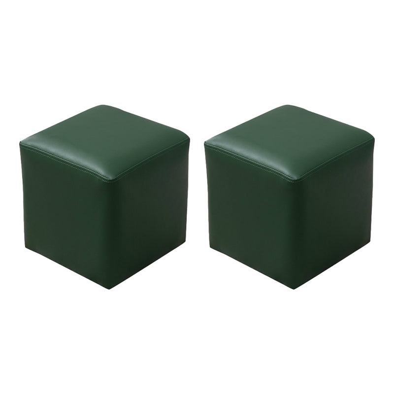 Modern Leather Standard Solid Color Stain Resistant Standard for Drawing Room