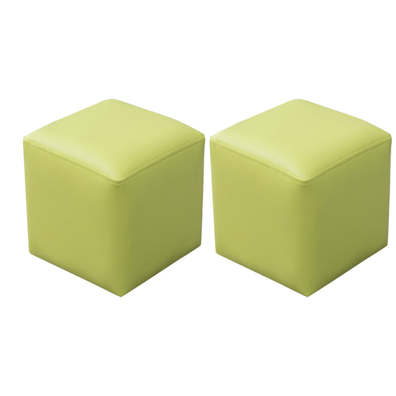 Modern Leather Standard Solid Color Stain Resistant Standard for Drawing Room