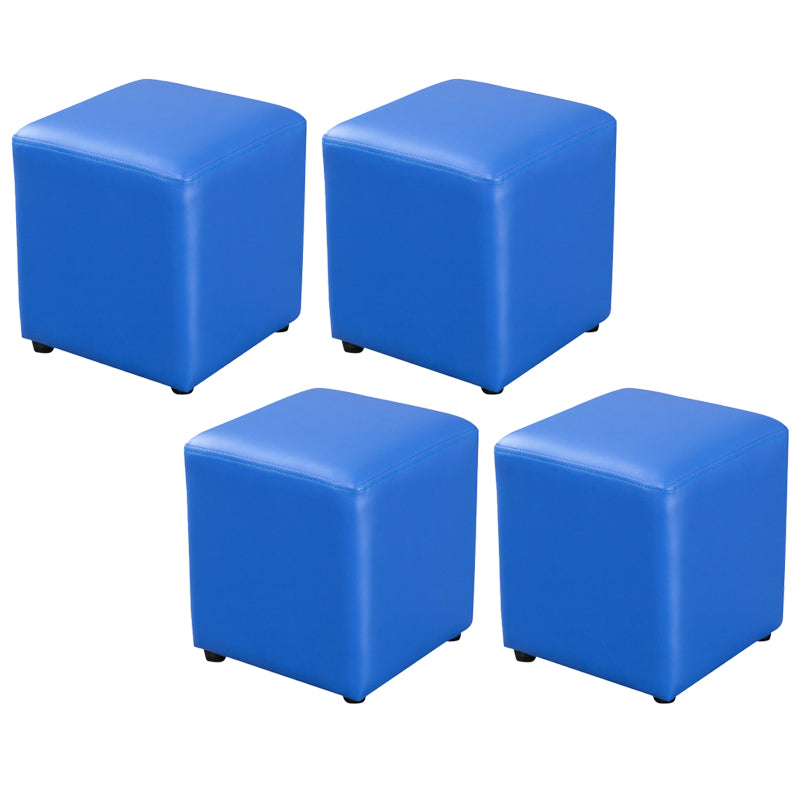 Modern Leather Standard Solid Color Stain Resistant Standard for Drawing Room