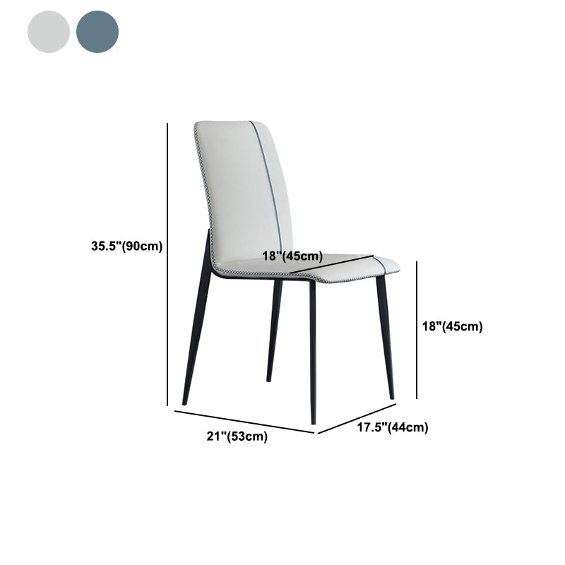 Industrial Dining and Accent Chairs Upholstered Side Dining Chairs