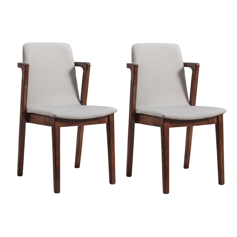 Traditional Solid Wood Dining Room Chair Upholstered Dining Arm Chair