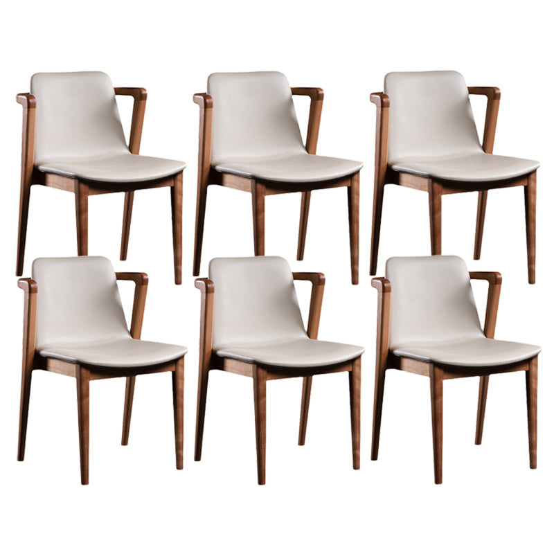 Traditional Solid Wood Dining Room Chair Upholstered Dining Arm Chair