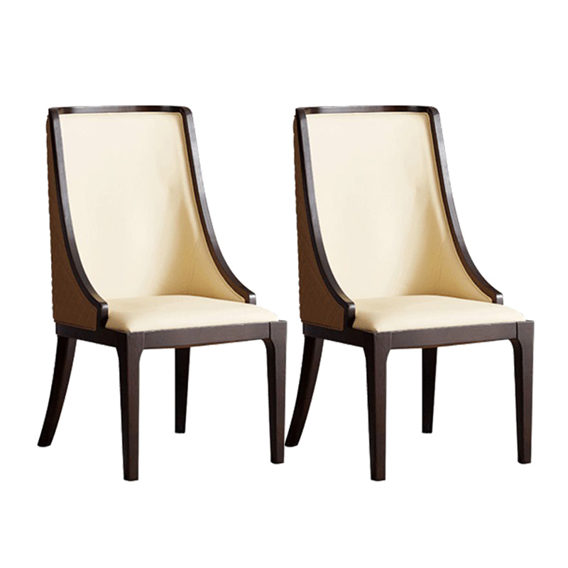 Traditional Armless Dining Chairs Upholstered Dining Accent Chair