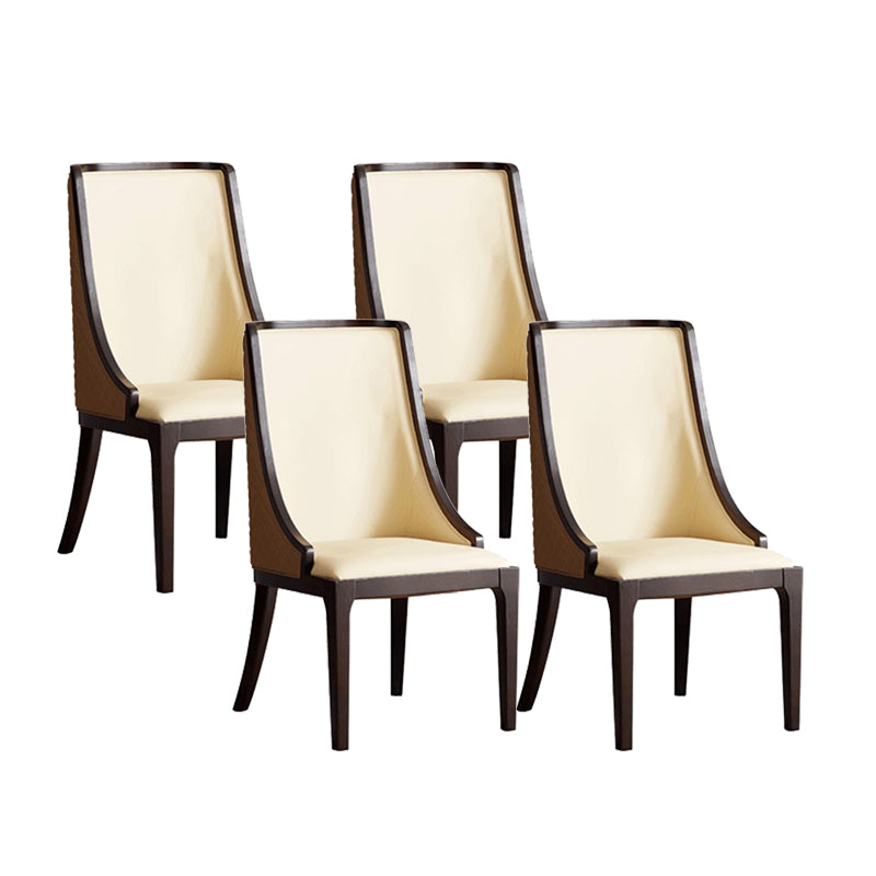 Traditional Armless Dining Chairs Upholstered Dining Accent Chair