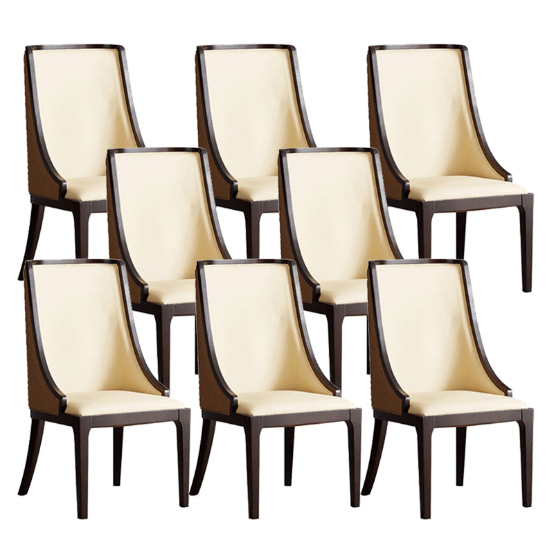 Traditional Armless Dining Chairs Upholstered Dining Accent Chair
