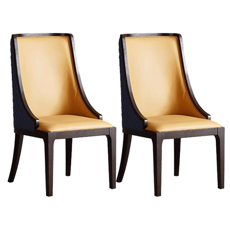Traditional Armless Dining Chairs Upholstered Dining Accent Chair