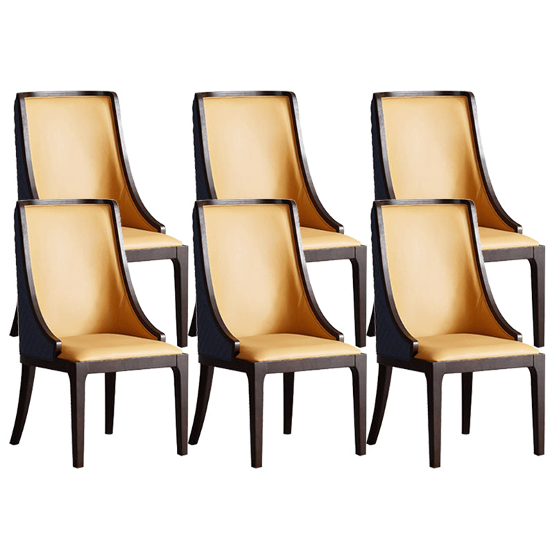 Traditional Armless Dining Chairs Upholstered Dining Accent Chair