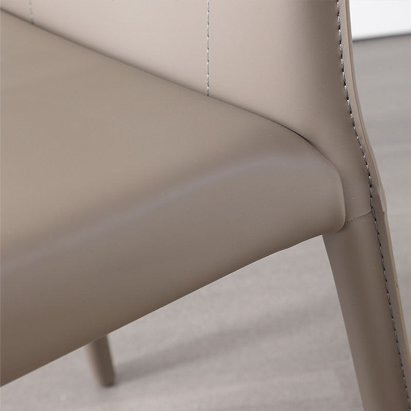 Modern Wingback Dining Chair for Kitchen Matte Finish Home Side Chair