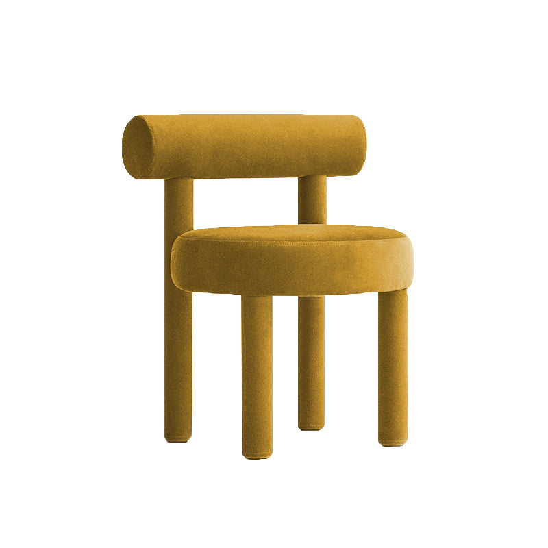 Upholstered Velvet Dining Side Chair Contemporary Indoor Dining Chair