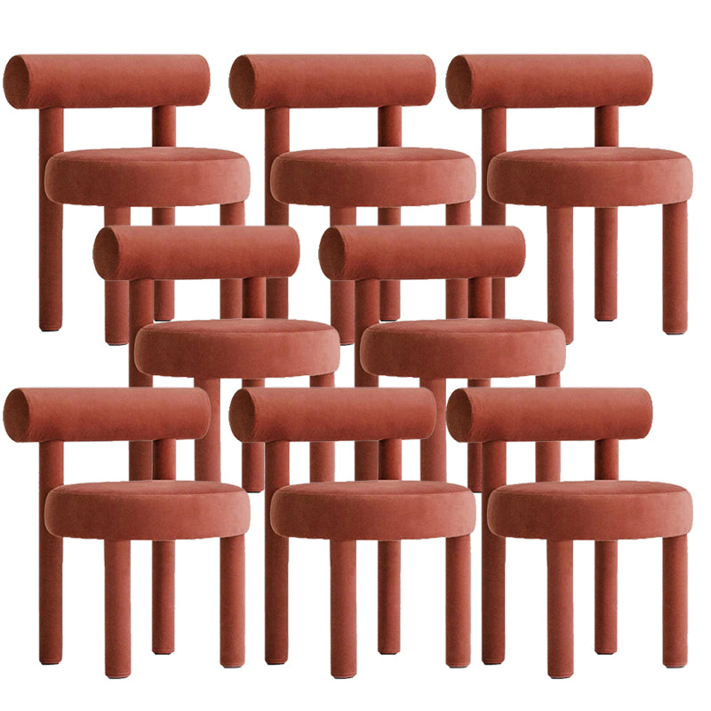 Upholstered Velvet Dining Side Chair Contemporary Indoor Dining Chair