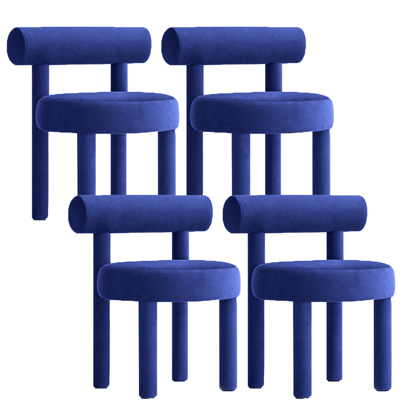 Upholstered Velvet Dining Side Chair Contemporary Indoor Dining Chair