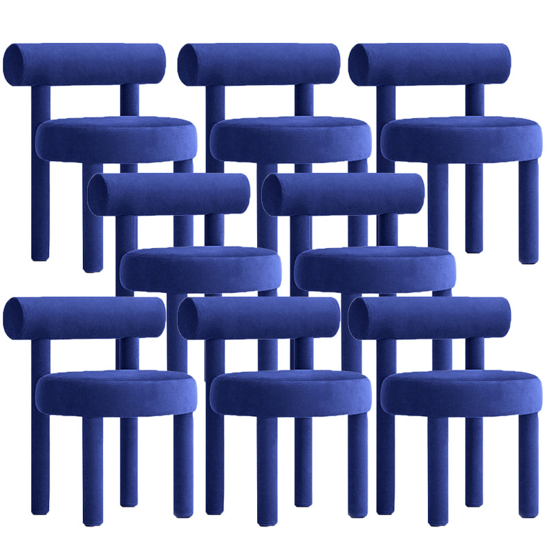 Upholstered Velvet Dining Side Chair Contemporary Indoor Dining Chair