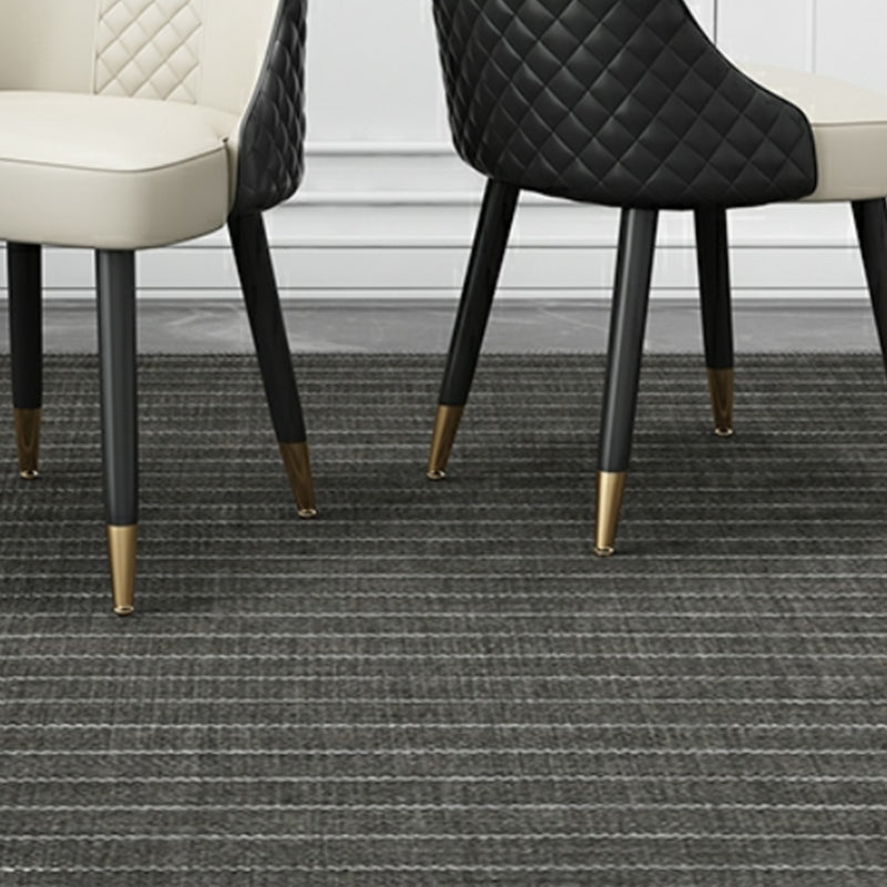 Glam Upholstered Dining Side Chair Faux Leather and Wood Side Chair