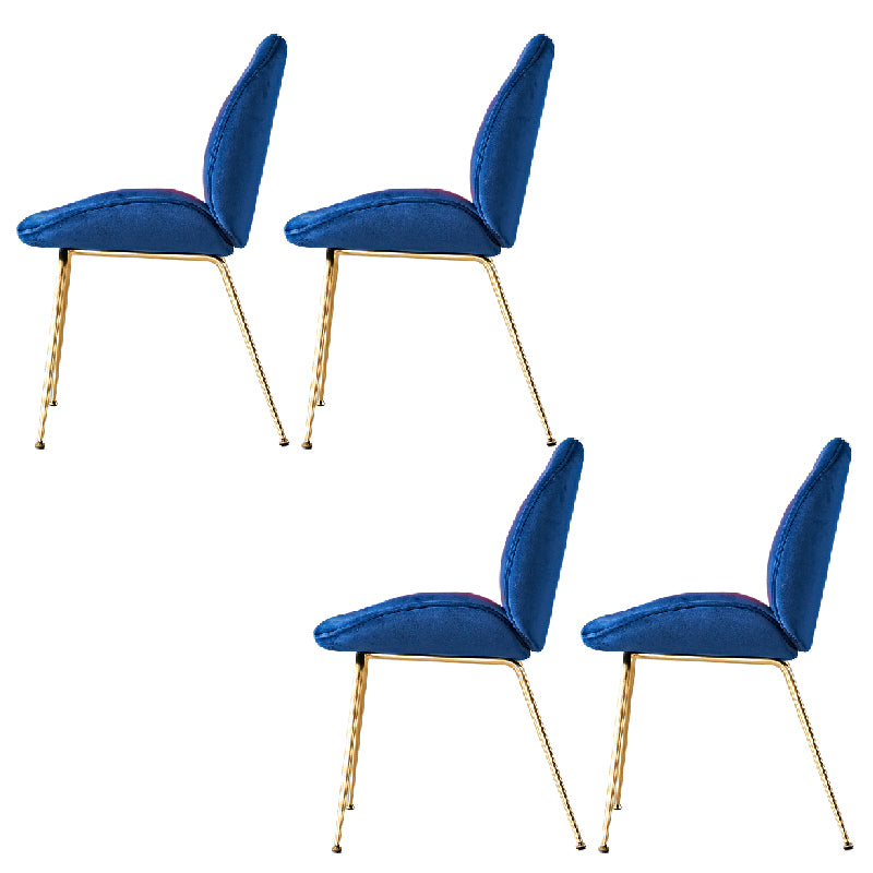 Glam Style Dining Chair Upholstered Dining Room Chair for Indoor