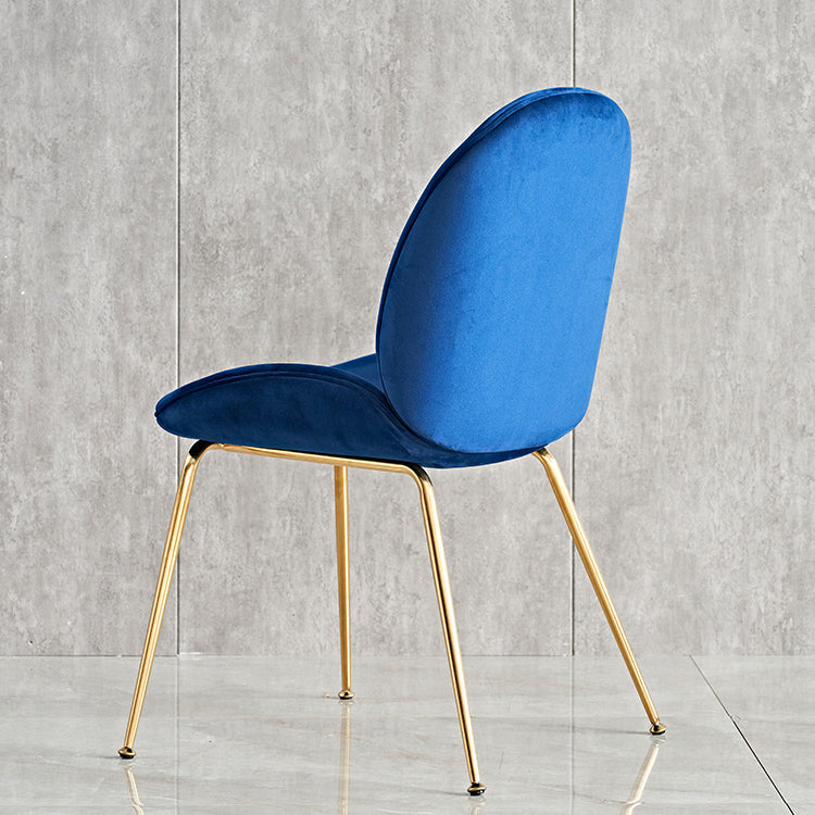 Glam Style Dining Chair Upholstered Dining Room Chair for Indoor