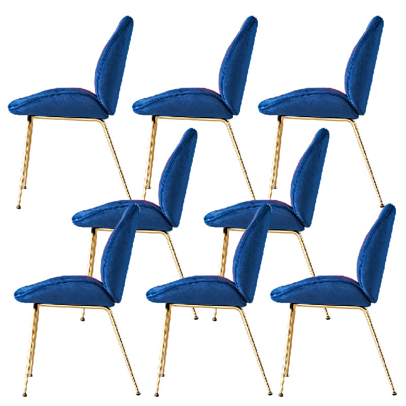 Glam Style Dining Chair Upholstered Dining Room Chair for Indoor