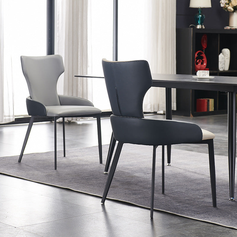 Wingback Arm Chair Contemporary Metal Indoor-Outdoor Room Chair