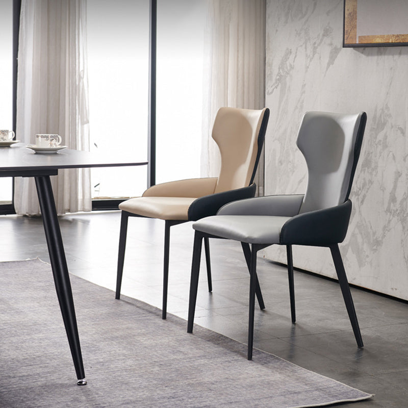 Wingback Arm Chair Contemporary Metal Indoor-Outdoor Room Chair