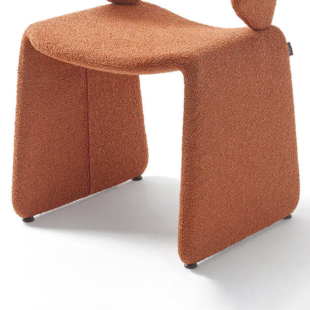 Fabric Dining Chair Designer Style Open Back Dining Arm Chair