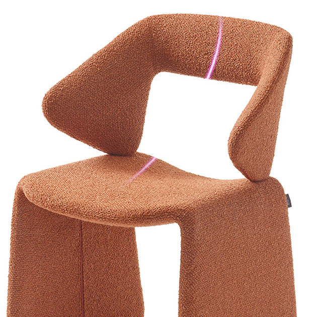 Fabric Dining Chair Designer Style Open Back Dining Arm Chair