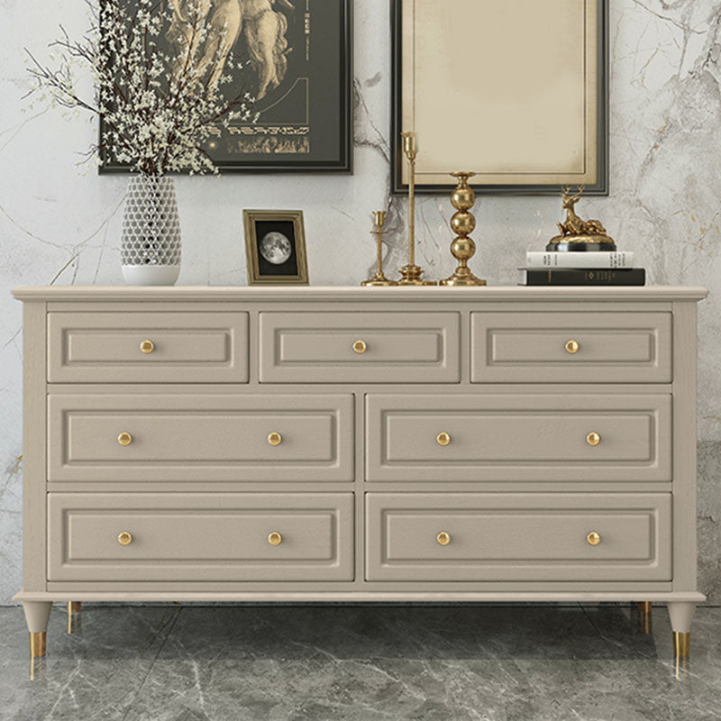 Glam Horizontal Storage Chest Bedroom 16.2" Wide Wooden Chest with Drawers