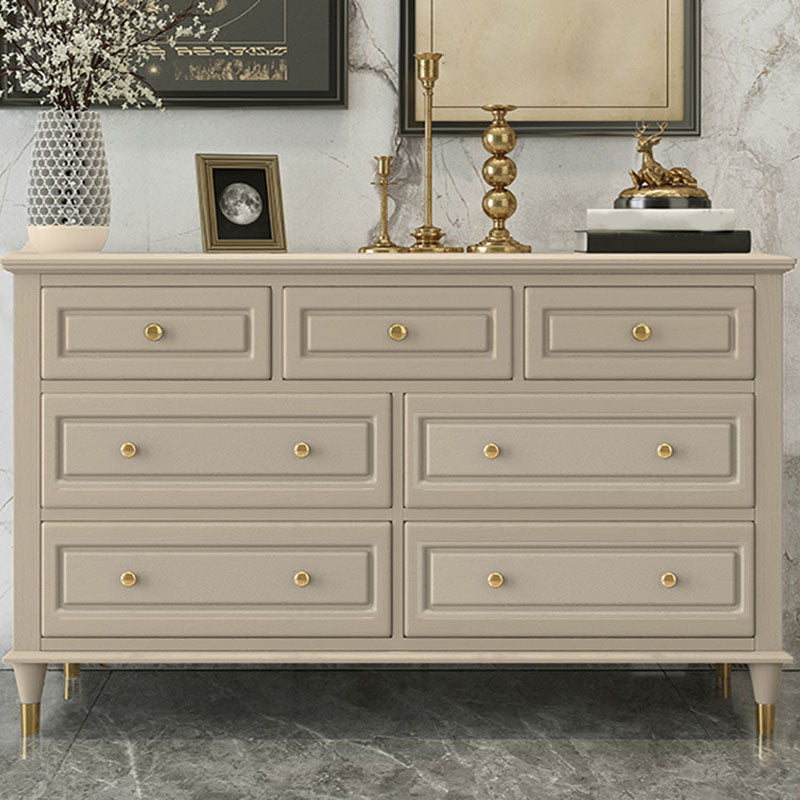 Glam Horizontal Storage Chest Bedroom 16.2" Wide Wooden Chest with Drawers