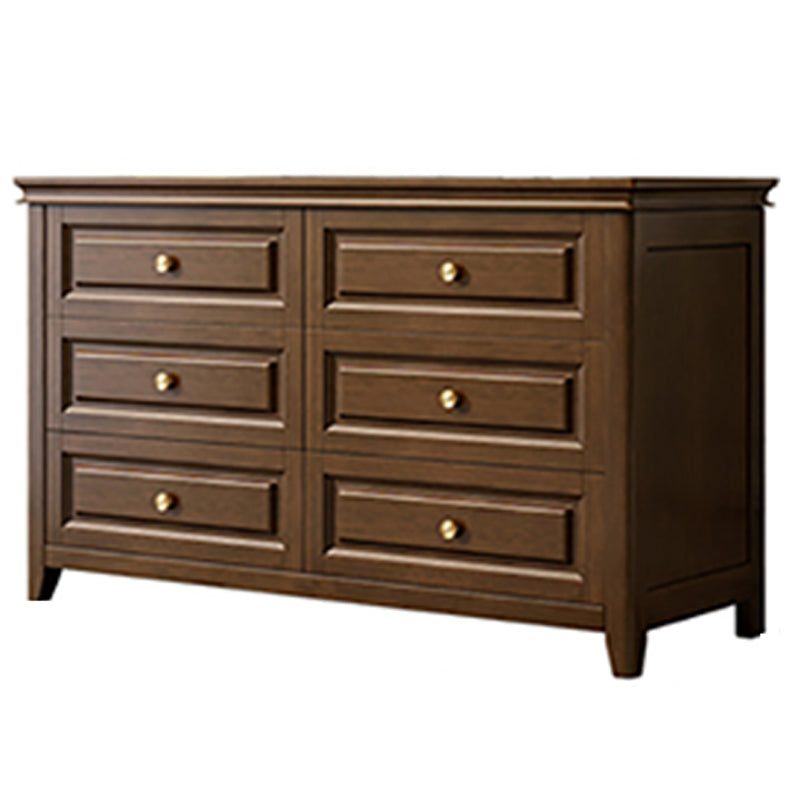 Traditional Dresser Solid Wood Storage Chest with 4/6/7 Drawers