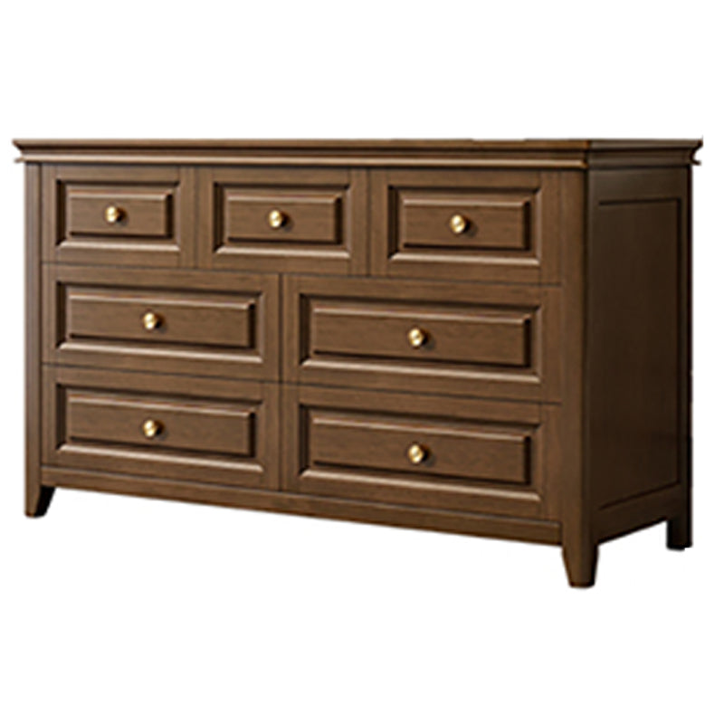 Traditional Dresser Solid Wood Storage Chest with 4/6/7 Drawers